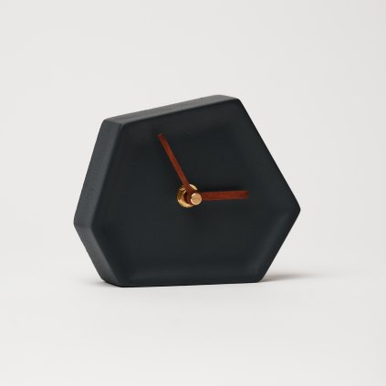 Mini hodiny grafit zkos 4