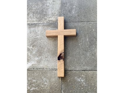 Dubový kříž 30 cm č.102