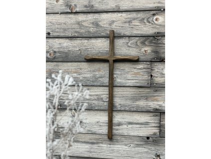 Minimalistický kříž 50 cm k zavěšení č.93
