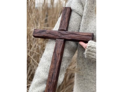 Kříž k zavěšení 50 cm se starým vzhledem č.141