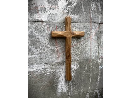 Broušený kříž 40 cm k zavěšení č. 143