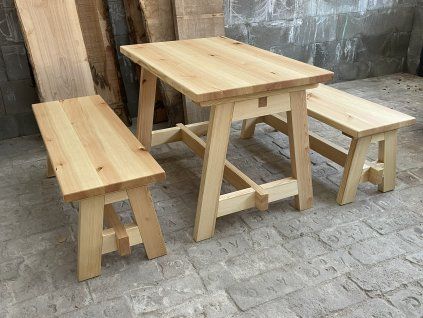 Stůl s lavicemi- Borovice