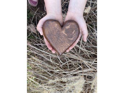 Srdce dubové hnědé