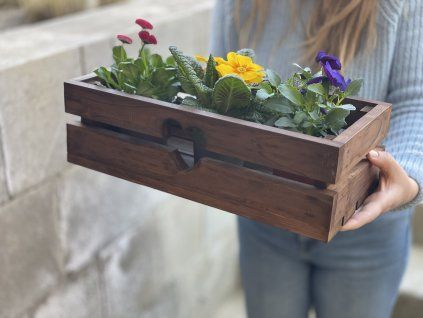 Bedýnka 40 x 20 x 12 cm - Hnědá