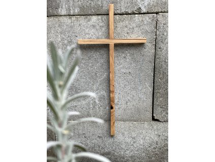 Minimalistický kříž k zavěšení 30 cm č.82