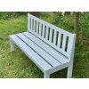 Zahradní smrková lavice 150 cm- pastelově šedá