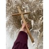 Dubový kříž 40 cm k zavěšení č. 153