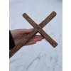 Dubový kříž 40 cm k zavěšení č. 154