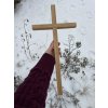 Dubový kříž 50 cm k zavěšení č. 156