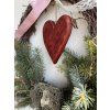 Srdce k zavěšení s vrypy