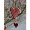 Srdce k zavěšení s vrypy