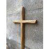 Dubový kříž 40 cm k zavěšení č. 165