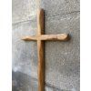 Dubový kříž 40 cm k zavěšení č. 168