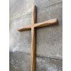 Dubový kříž 50 cm k zavěšení č. 172