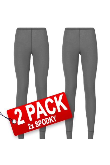 Termo spodky dlhé ORIGINALS WARM 2 PACK (FARBA sivá, VEĽKOSŤ S)