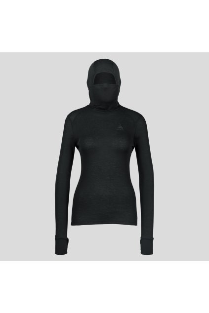 Termo tričko dlhý rukáv s kuklou ACTIVE WARM ECO (FARBA čierna, VEĽKOSŤ XS)