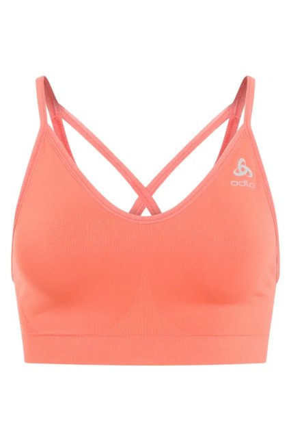 Športová obojstranná podprsenka SEAMLESS SOFT (FARBA červená, VEĽKOSŤ XS)