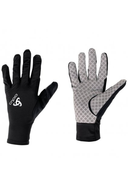 Bežkárske rukavice LANGNES X-LIGHT (FARBA čierna, VEĽKOSŤ M)