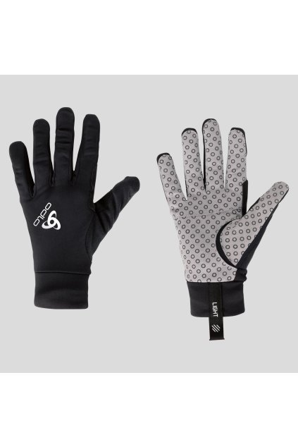 Bežkárske rukavice ENGVIK LIGHT (FARBA čierna, VEĽKOSŤ XS)