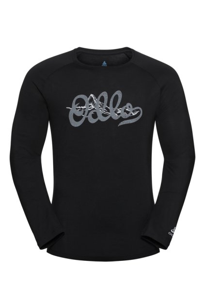 Funkčné tričko dlhý rukáv CONCORD (FARBA čierna-odlo, VEĽKOSŤ M)