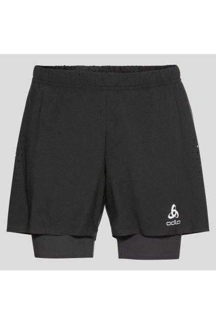 Bežecké šortky 2v1 ZEROWEIGHT 5 INCH (FARBA čierna, VEĽKOSŤ XL)