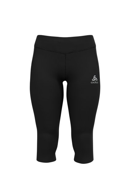 Športové legíny 3/4 ESSENTIALS SOFT (FARBA čierna, VEĽKOSŤ S)