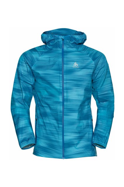 Outdoorová bunda FLI 2.5L WATERPROOF PRINT (FARBA modrá, VEĽKOSŤ L)