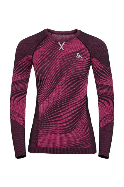 Termo tričko dlhý rukáv BLACKCOMB WARM ECO (FARBA bordová, VEĽKOSŤ XS)