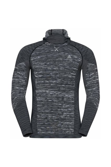 Termo tričko dlhý rukáv s kuklou BLACKCOMB WARM ECO (FARBA modrá, VEĽKOSŤ S)