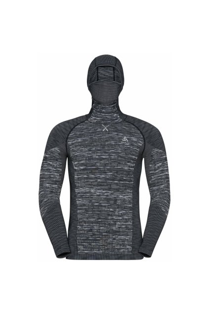 Termo tričko dlhý rukáv s kuklou BLACKCOMB WARM ECO (FARBA modrá, VEĽKOSŤ S)