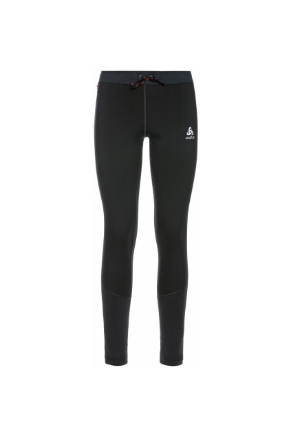 Športové legíny zateplené dlhé AXALP WINTER (FARBA čierna-oranžová, VEĽKOSŤ XS)