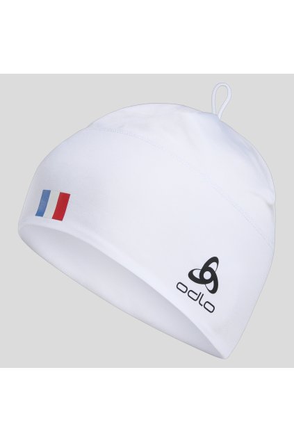 Športová čiapka na zimu POLYKNIT FAN WARM ECO (FARBA čierna-nórska)