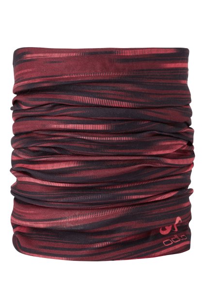 Multifunkčná šatka LIGHT PRINT (FARBA červená)