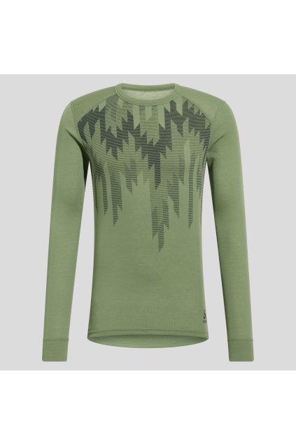 Termo tričko dlhý rukáv ACTIVE WARM ECO GRAPHIC (FARBA modrá, VEĽKOSŤ M)