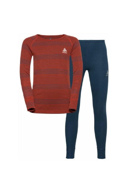 SET Termo tričko dlhý rukáv + termo spodky ACTIVE WARM ECO KIDS (FARBA červená, VEĽKOSŤ 80 / 12-18 m)