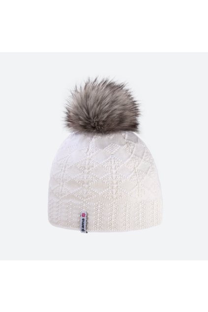 Pletená Merino čiapka A109 (FARBA biela)