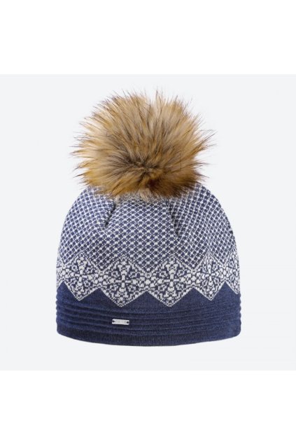 Pletená Merino čiapka A152 (FARBA biela)