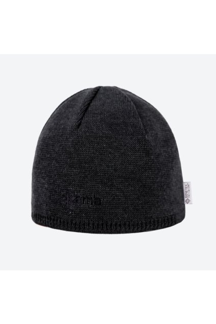 Pletená vetruodolná Merino čiapka AW69 (FARBA čierna, VEĽKOSŤ M)
