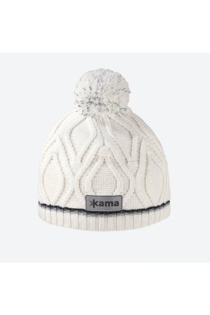 Detská pletená Merino čiapka B90 (FARBA biela)