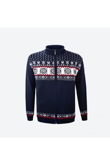 Pletený Merino sveter s membránou 3054 (FARBA modrá, VEĽKOSŤ M)