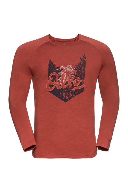 Funkčné tričko dlhý rukáv MERINO 200 LOGO (FARBA sivá, VEĽKOSŤ M)