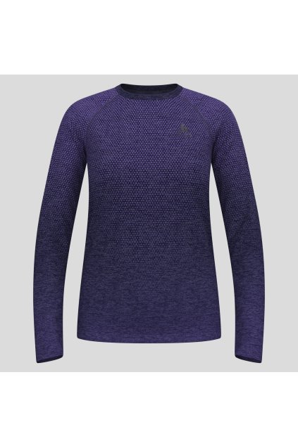 Bežecké tričko dlhý rukáv ESSENTIAL SEAMLESS ECO (FARBA tyrkys, VEĽKOSŤ XL)