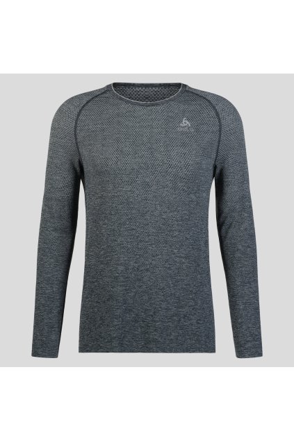 Bežecké tričko dlhý rukáv ESSENTIAL SEAMLESS ECO (FARBA sivá, VEĽKOSŤ S)