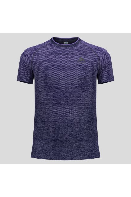Bežecké tričko krátky rukáv ESSENTIAL SEAMLESS ECO (FARBA fialová, VEĽKOSŤ S)