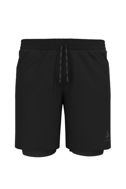 Bežecké šortky 2v1 ACTIVE 365 7 INCH (FARBA čierna, VEĽKOSŤ M)