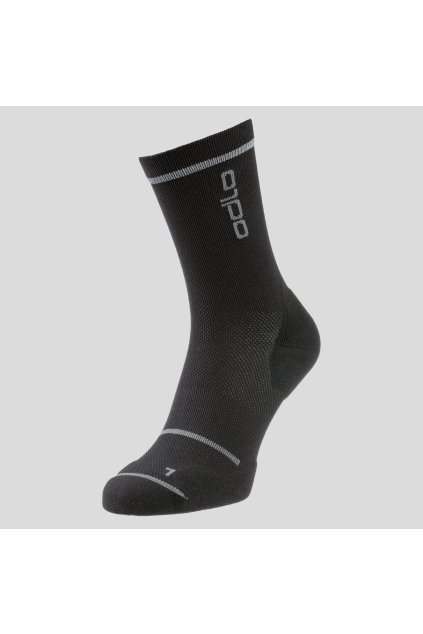 Športové funkčné ponožky CERAMICOOL REFLECTIVE CYCLING micro crew (FARBA čierna, VEĽKOSŤ 36-38)