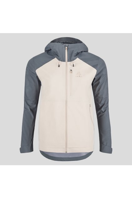 Outdoorová hardshelová bunda ASCENT 3L WATERPROOF (FARBA béžová, VEĽKOSŤ S)