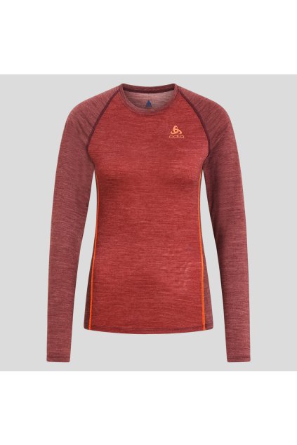 Termo tričko dlhý rukáv NATURAL PERFORMANCE WOOL 150 (FARBA červená, VEĽKOSŤ XS)