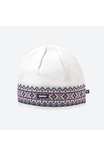 Pletená Merino čiapka A144 (FARBA biela, VEĽKOSŤ UNI)