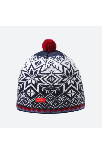 Pletená Merino čiapka AW41 (FARBA modrá, VEĽKOSŤ L)